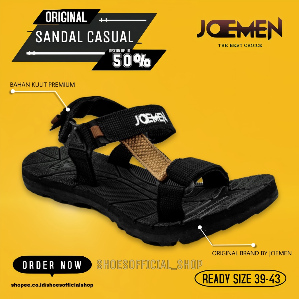 SANDAL GUNUNG ADVENTURE / SENDAL GUNUNG CASUAL HIKING OUTDOOR TRACKER PRIA COWOK COWO DEWASA