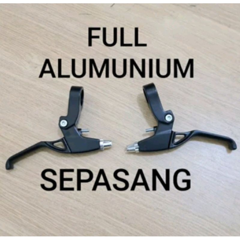 Handle rem full alloy brake lever alumunium tuas rem sepeda mtb seli folding bike lipat hybrid anak anak