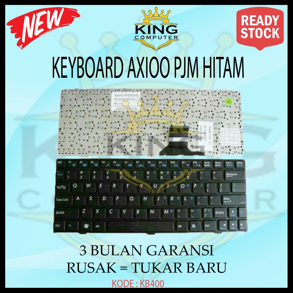 Keyboard Axioo Pico CJM PJM CJW W210CU M1110 M1115 M1111 M1100 HITAM