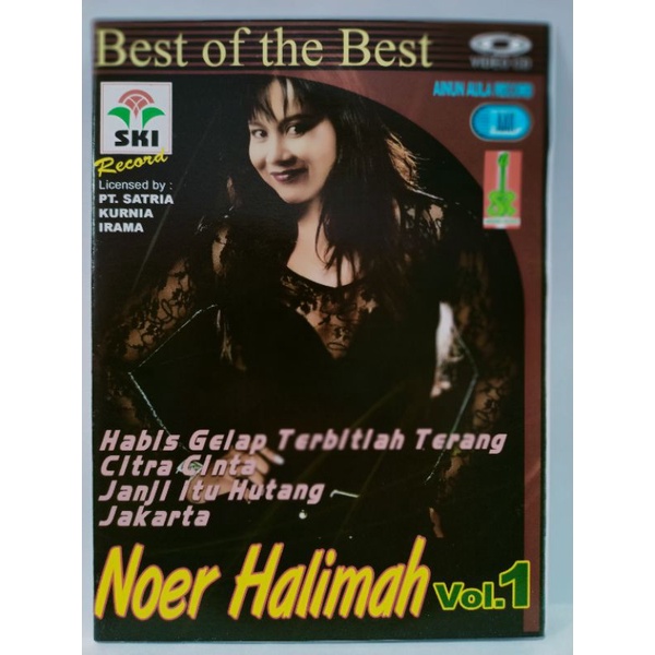 VCD original best of the best Noer Halimah vol.1