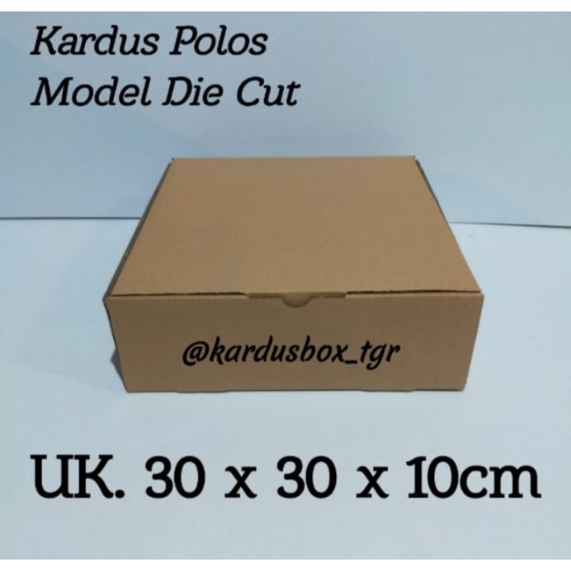 

Kardus Box Polos Die Cut Uk 30x30x10cm