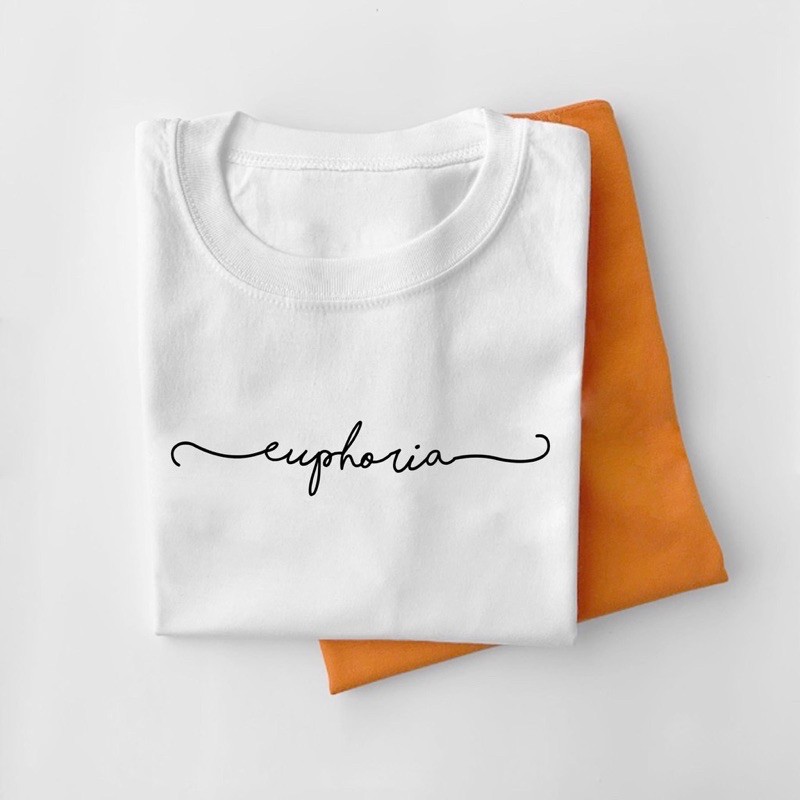 Kaos S-XXXL BTS Euphoria / Tulisan Quotes / Kaos Distro Cewek Cowok / Kuuipo Shop