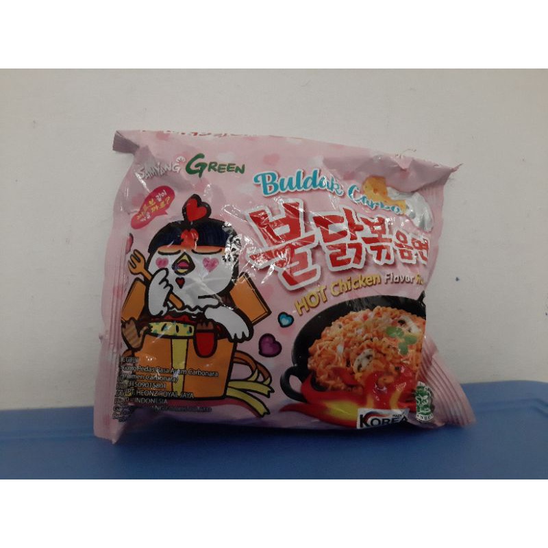 

Samyang Buldak Hot Chicken Ramen Carbonara Mie Korea 130 gr REALPICT