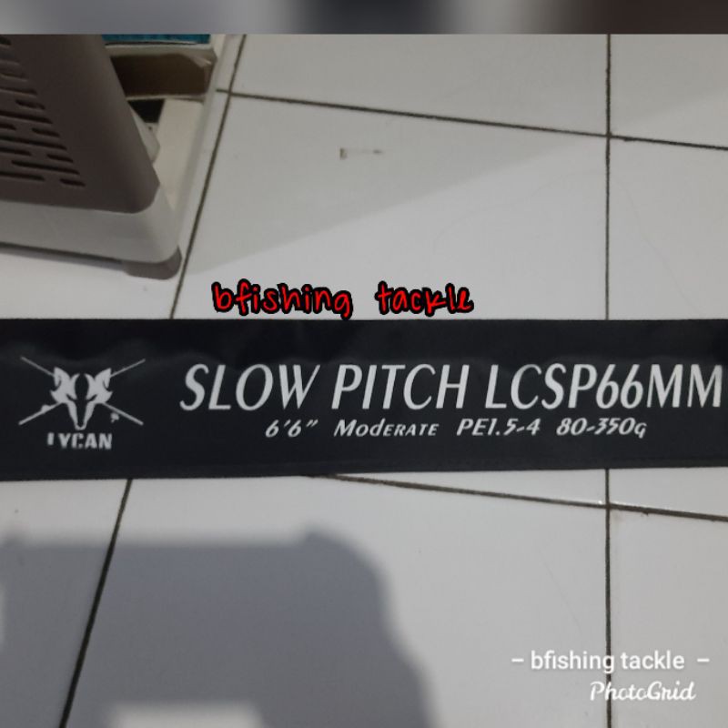 lycan slow pitch 6'6 pe 1.5-4 80-350gr