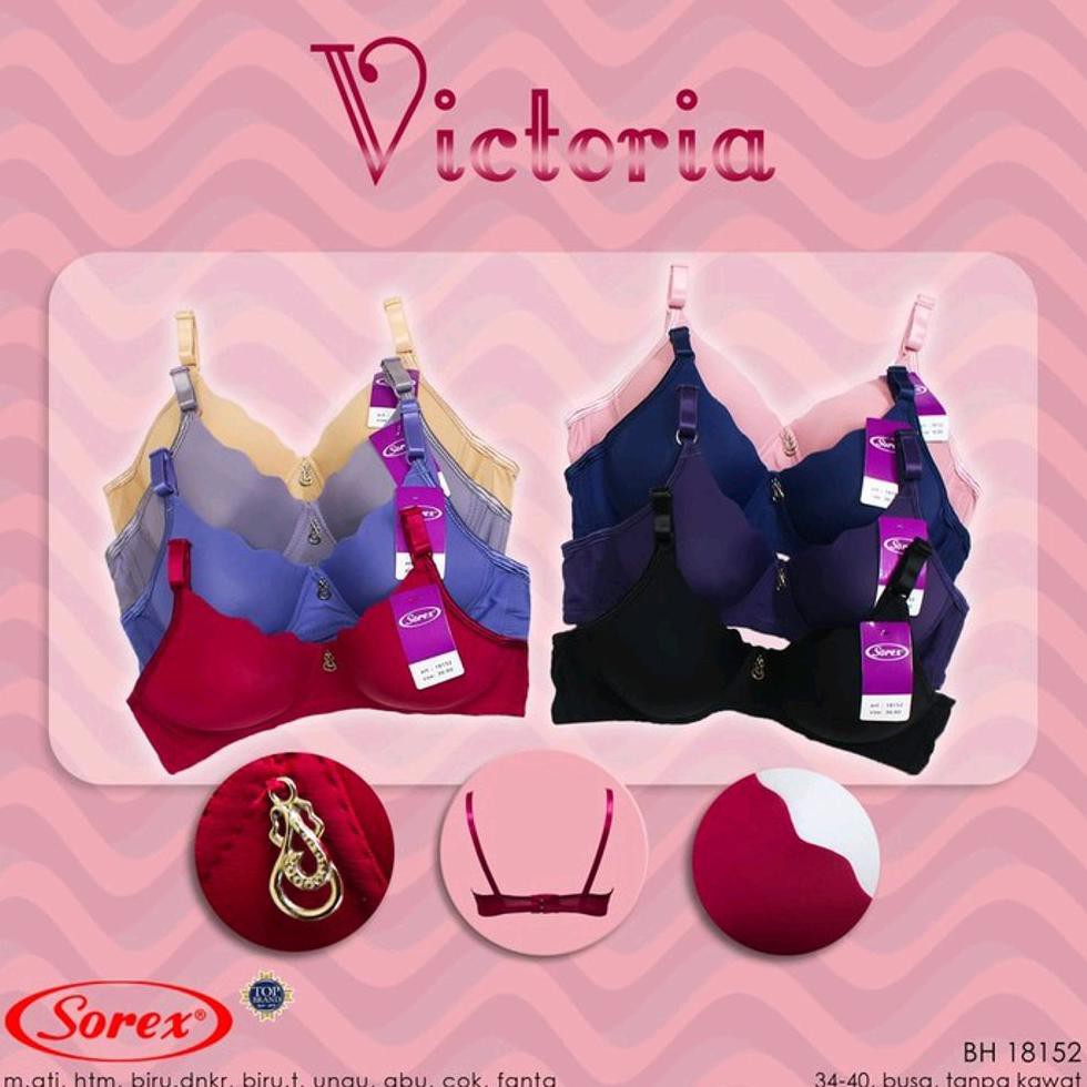 Bra sorex busa tanpa kawat Bra sorex 18152