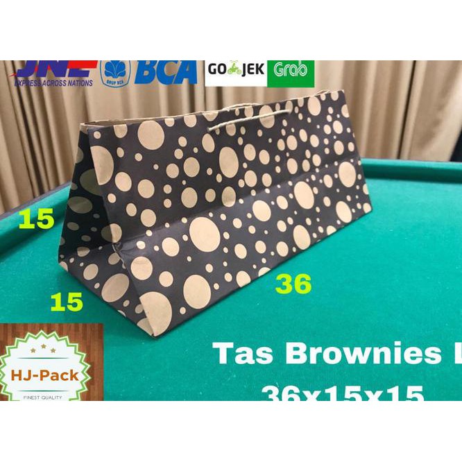

Paperbag Brownies L 36X15X15 Motif Tas Kertas Dus Nasi Makanan Kue *