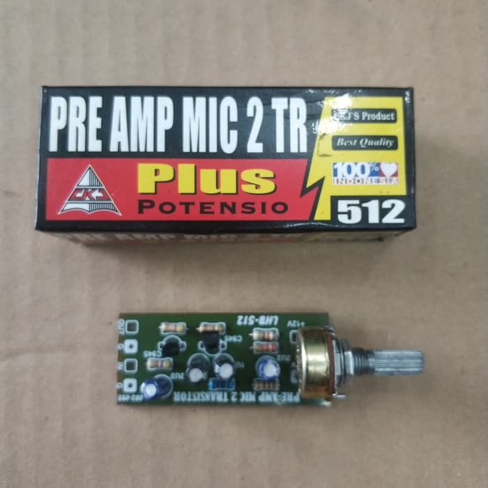 Pre amp mic 2 tr plus potensio CKJ / pre amp mik/ preamp mic mik mick