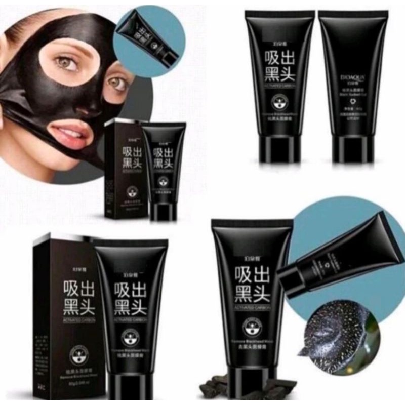 Maaker black mask charcoal/masker wajah 60gr