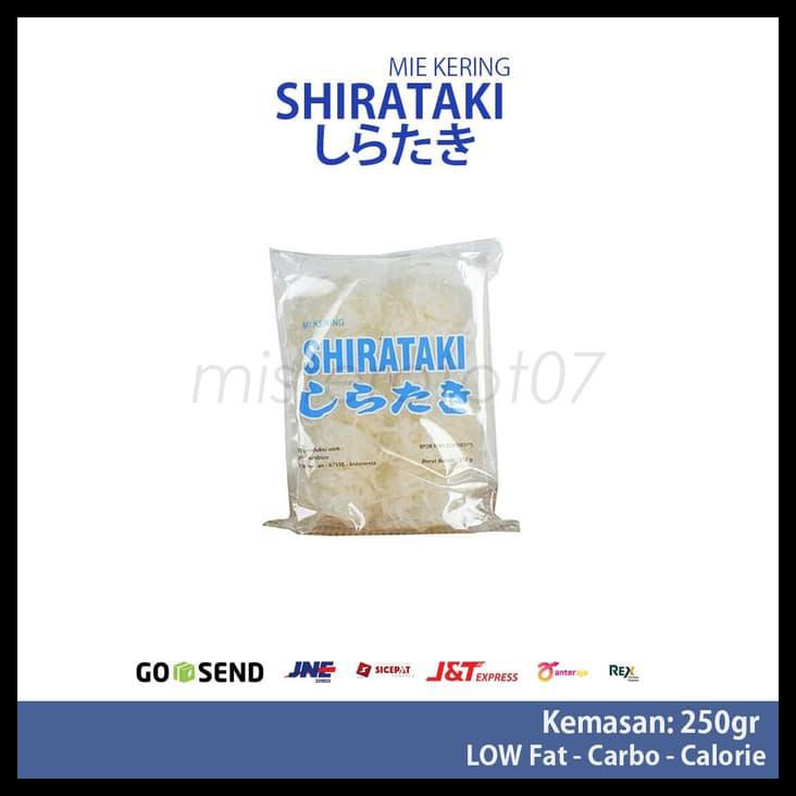 

Shirataki Mie Kering / Dry Noodle 10 Pcs / 250 Gr Promo