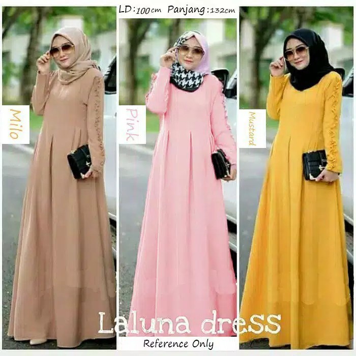Gamis laluna dress maxi