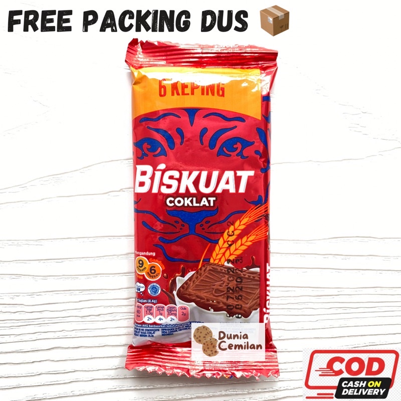 [TERMURAH!] Biskuat 15.2gr SATUAN - Biskuit Coklat Original Enak Murah