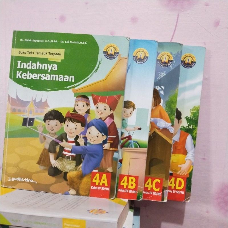 buku teks tematik terpadu kelas IV/4 a, b, c, d yudhistira revisi
