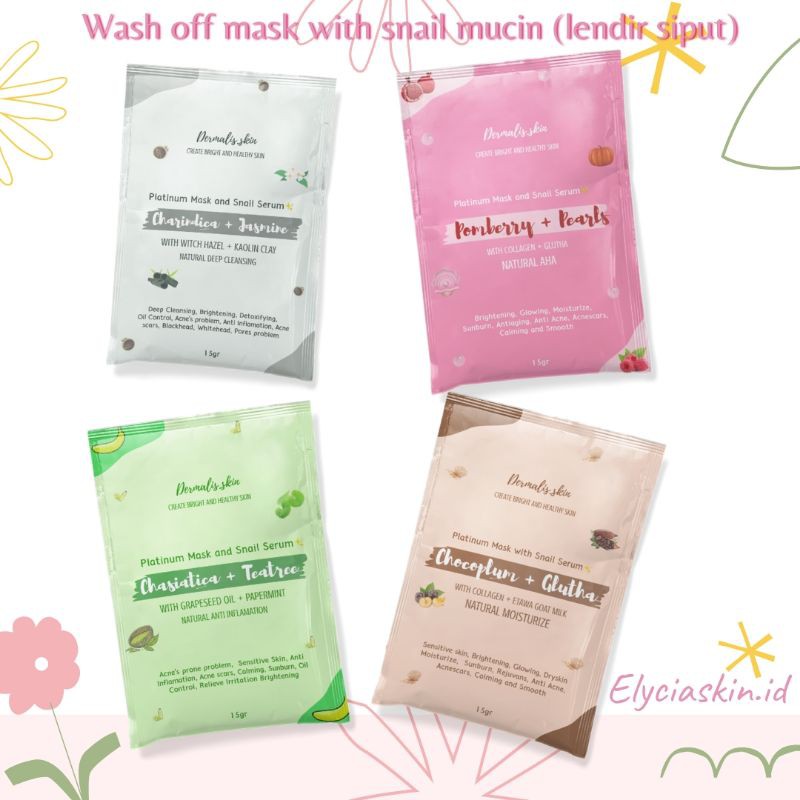 [DISTRI. SAMARINDA] DERMALIS SKINCARE PLATINUM MASK SNAIL SERUM