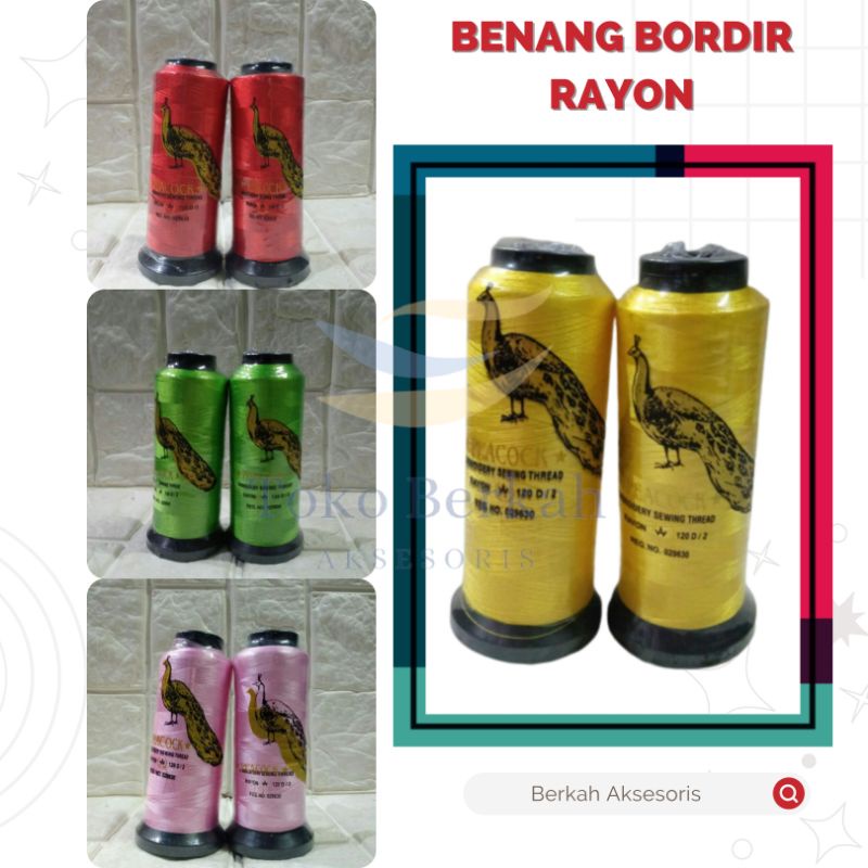 Benang BORDIR||benang bordir rayon