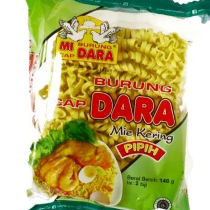 Mie Burung Dara Pipih 140 Gr 24 Pcs Shopee Indonesia