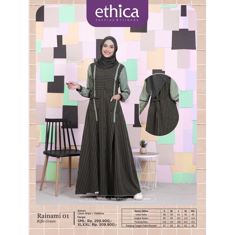 GAMIS TERBARU 2021 ETHICA RAINAMI 01 RIFFLE GREEN