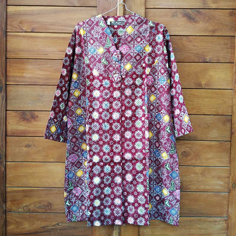 Blouse Tunik Batik Cap Colet Premium Katun Primisima