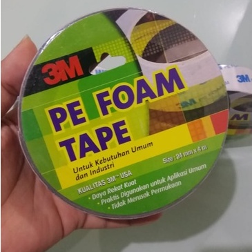 

Double Tape Busa Original 3M PE Foam 1600TG Double Tape 24mm x 4m - Murah