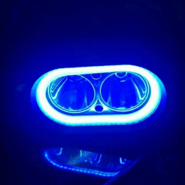 Lampu Tembak Cree 2 Led 30 watt Model Owl 8Mode sorot 2 mata titik