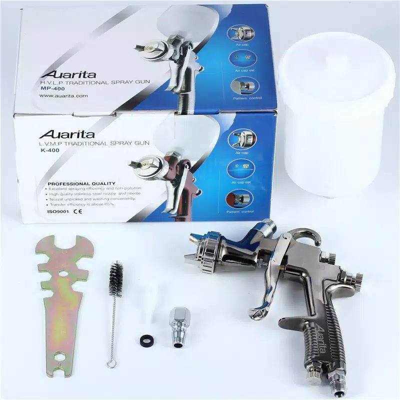 SPRAY GUN AUARITA K-400 NOZLE 1,4/spray gun untuk mobil