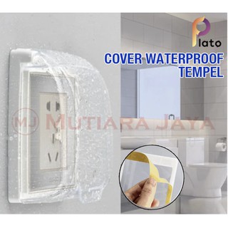 PLATO Tutup Cover Stop Kontak Waterproof Tempel