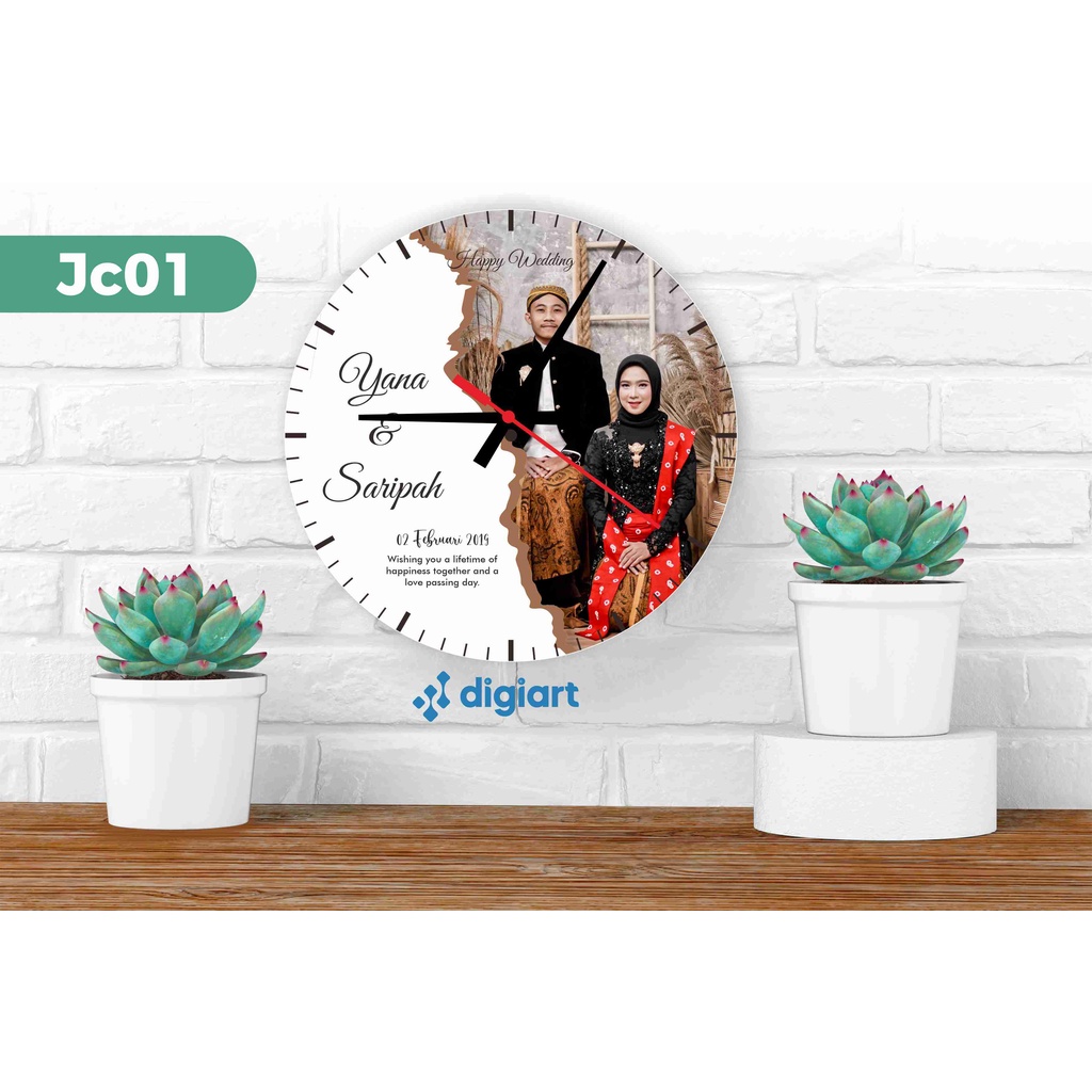 JAM DINDING CUSTOM FOTO PERNIKAHAN, JAM DINDING CUSTOM FOTO WISUDA, JAM DINDING CUSTOM FOTOULANG TAH