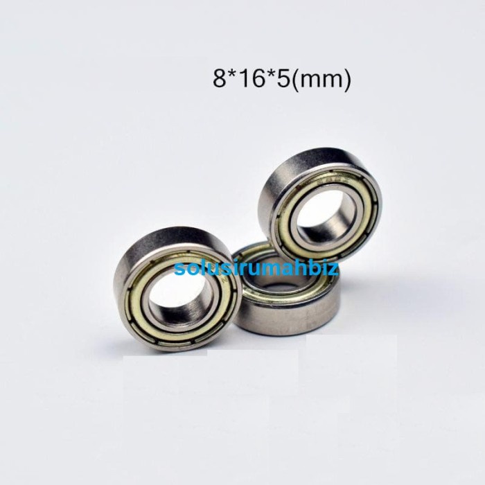 laker od 16mm id 8mm tebal 5mm laher bering Ball bearing 16 x 8 x 5