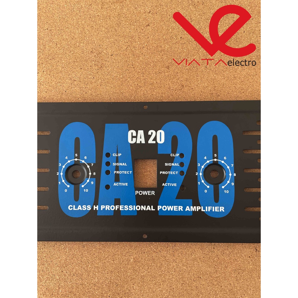 BOX PANEL CA20 PREMIUM (1SET) PLAT COVER CA20 BOX PANEL DEPAN BELAKANG POWER AMPLIFIER