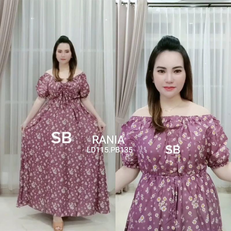 dress bali serut  dada Kasandra long RANIA _ dress sabrina