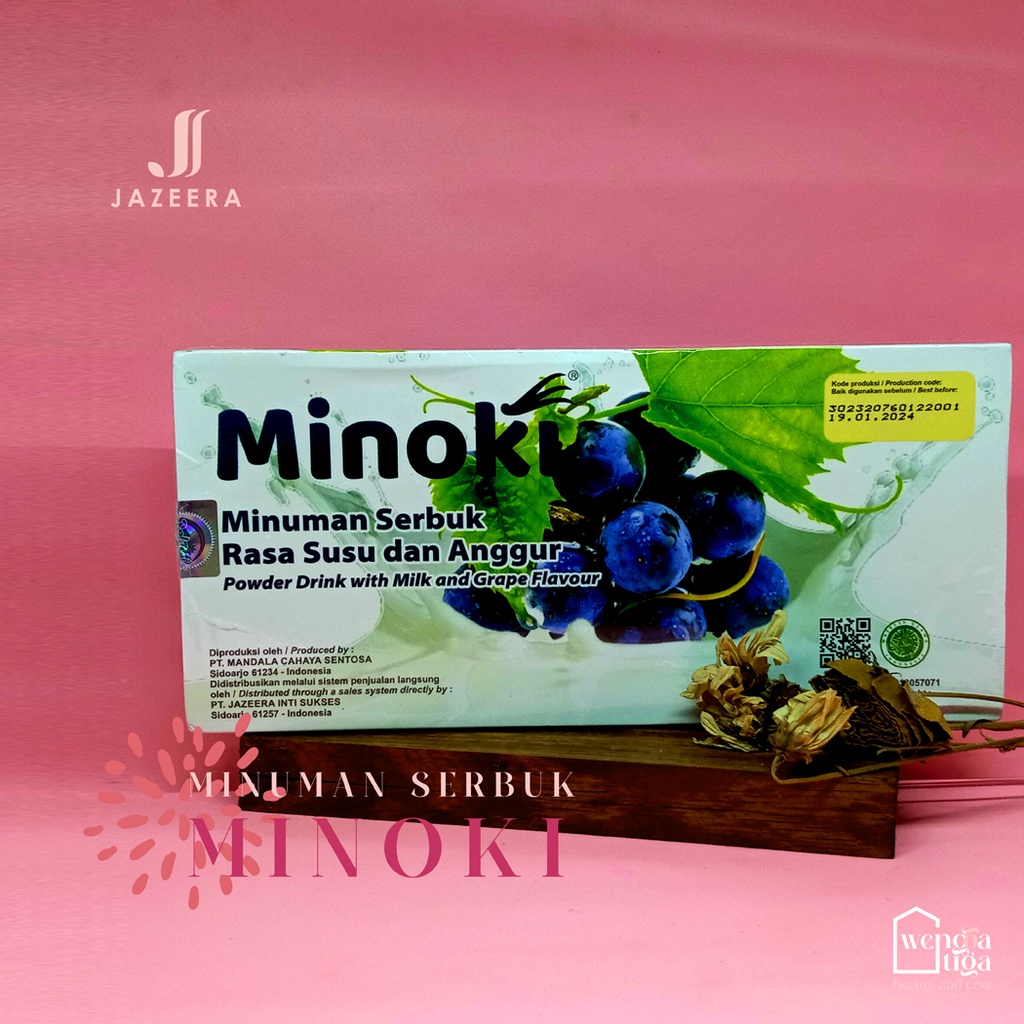 Minuman Serbuk MINOKI | MINOKI Landasan Ulin Banjarbaru | Jazeera MINOKI SUSU ANGGUR