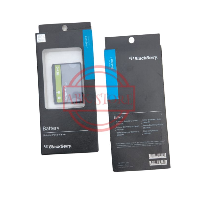 BATRE BATERAI BATTERY BLACKBERRY DX-1 FOR BB JAVELIN 8900 9500 9550 ORIGINAL