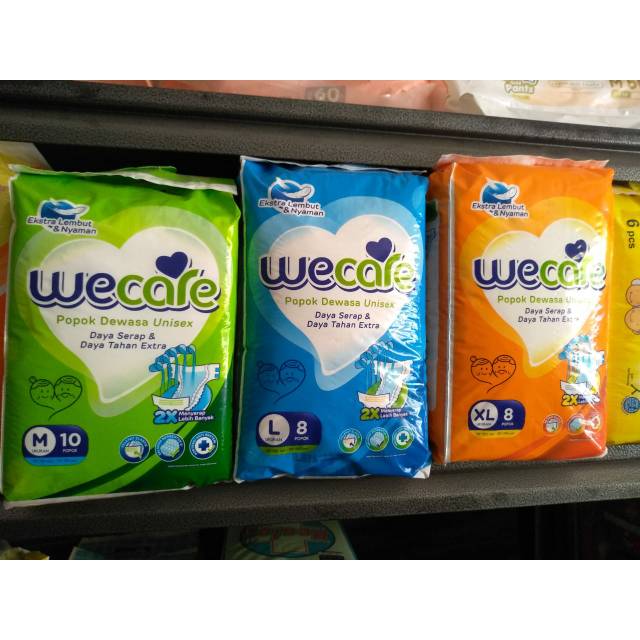 Wecare Tape Diapers Adult M10 L8 XL8