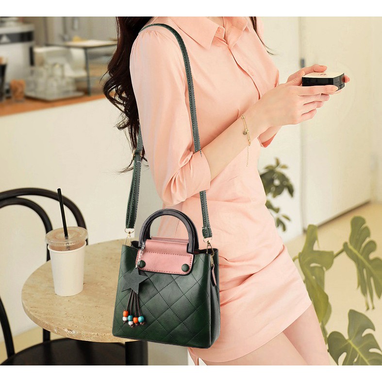 [COD] LB - Koleksi hand bag fashion import wanita terbaru free gantungan cantik / 312