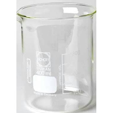 Gratis Ongkir Duran Beaker Glass 400 ml/Gelas Kimia Duran Terbaru