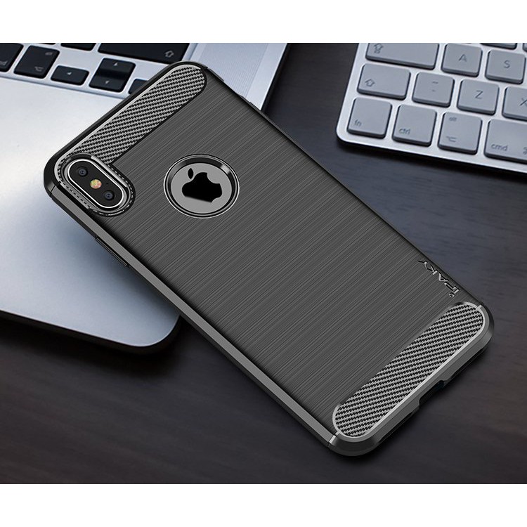 Soft Case Silikon TPU Black Carbon for Vivo Y12i