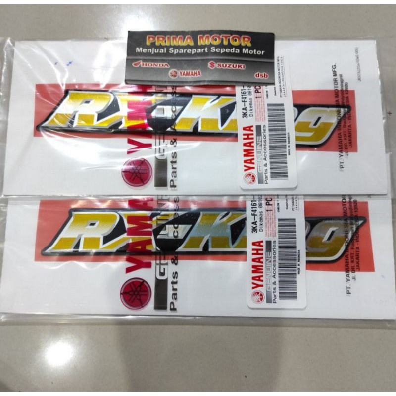 EMBLEM TANGKI RX KING 2006 HIJAU EMBLEM DOP AKI 2006 HIJAU RX KING ORI