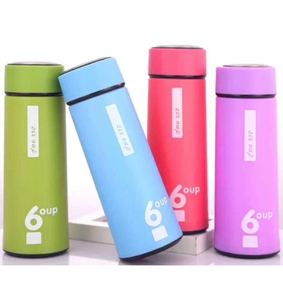 Jual Botol Minum Kaca Six Oup 500ml Botol Minum Kaca 6oup Cover Plastik Shopee Indonesia 9205