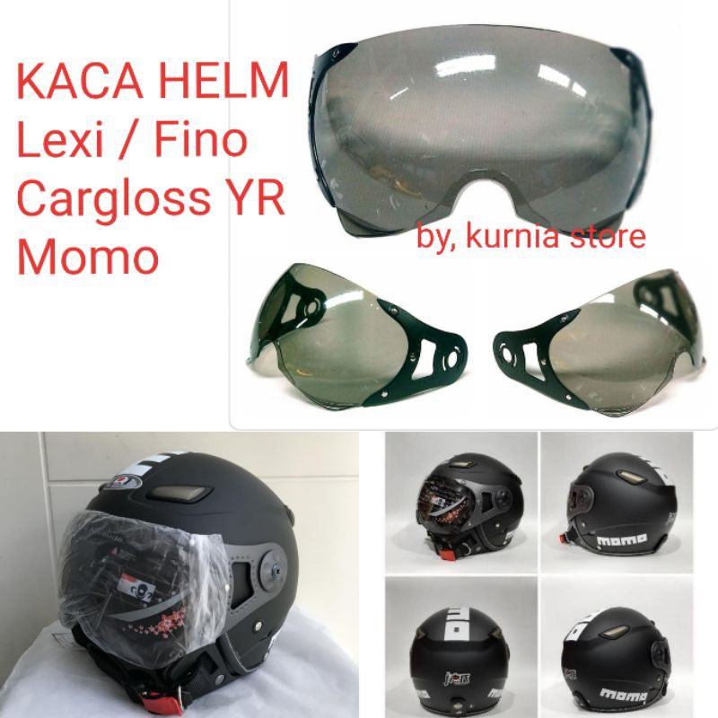 kaca helm lexi helm fino helm cargloss yr jpn momo