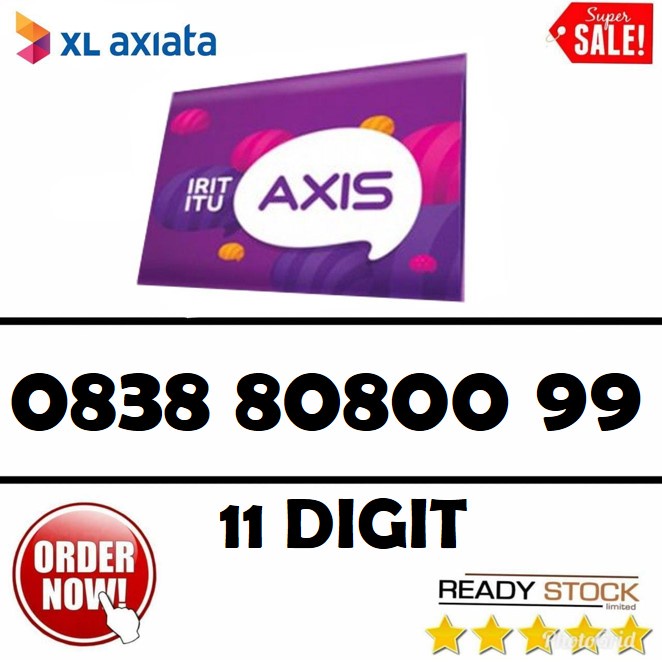 Nomor cantik AXIS axiata 4G plus kartu perdana 11 DIGIT TERBAIK 0069