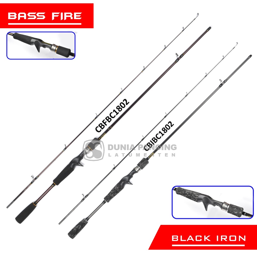Joran Baitcasting CORDIAL BASS FIRE | BLACK IRON