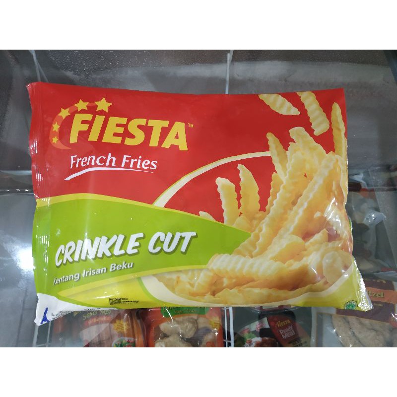 Fiesta Crinkle Cut 1kg, Kentang Fiesta 1000 gram