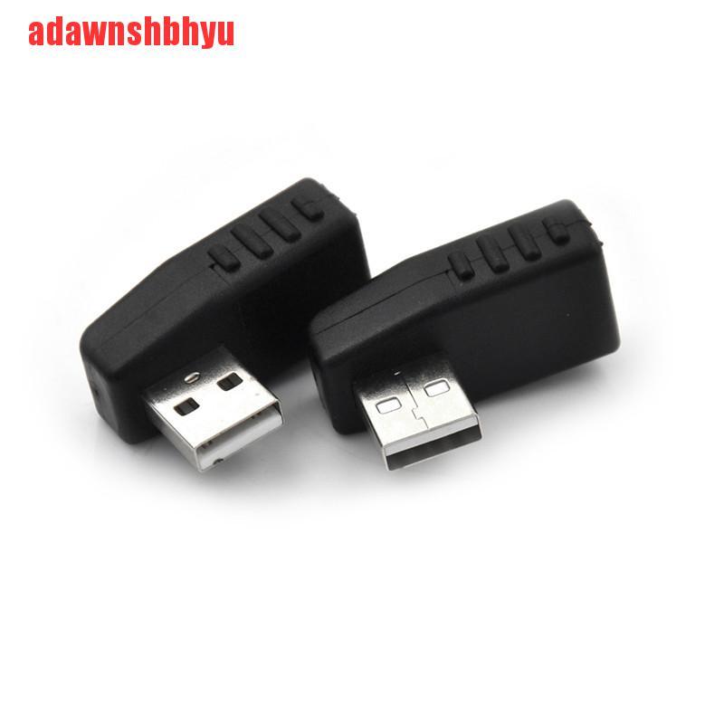 Adaptor Konektor Ekstensi Usb 2.0 Male Ke Female Bentuk L