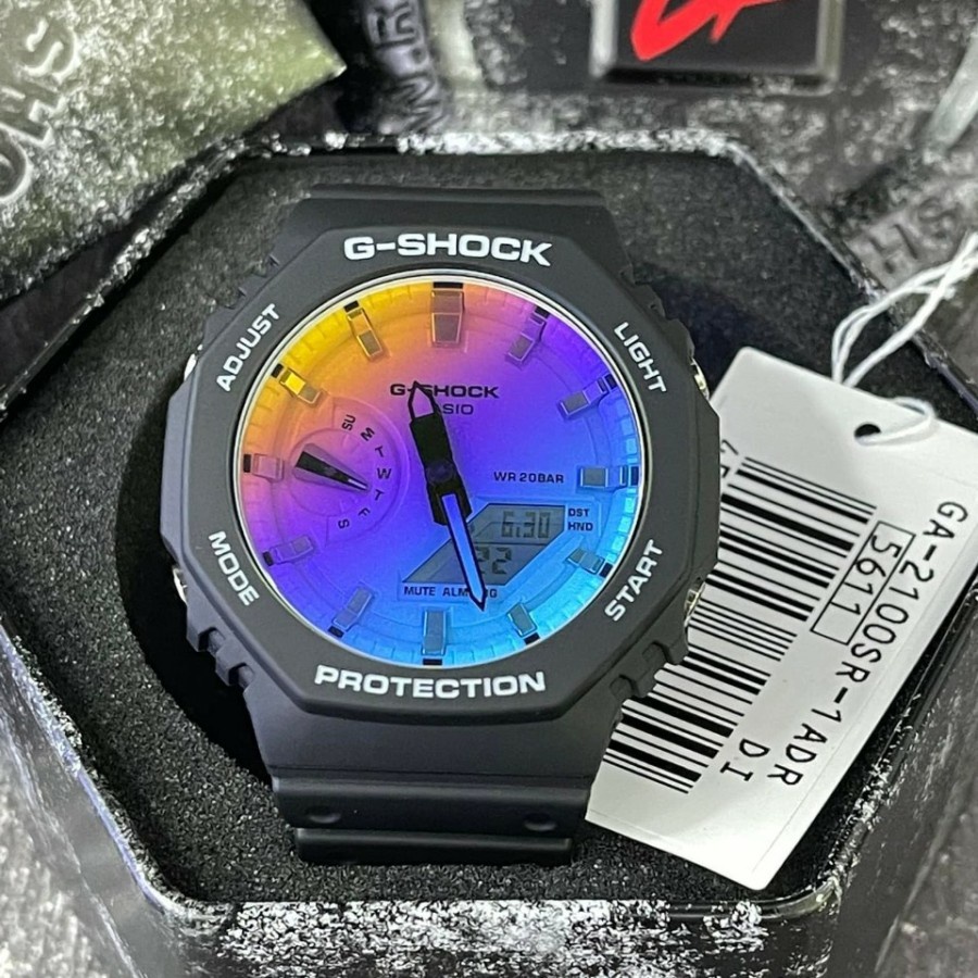 JAM TANGAN PRIA CASIO G-SHOCK GA-2100SR-1A ORIGINAL TERBARU