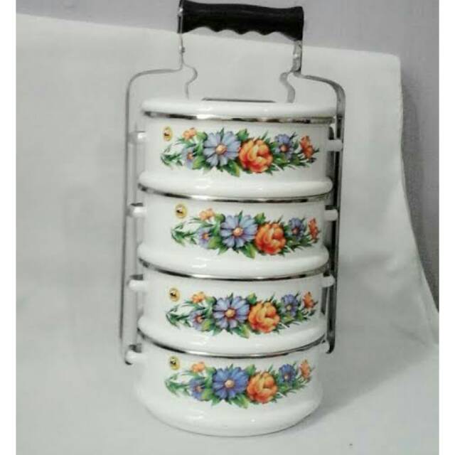 RANTANG ENAMEL SUSUN 4 PANDA MASPION