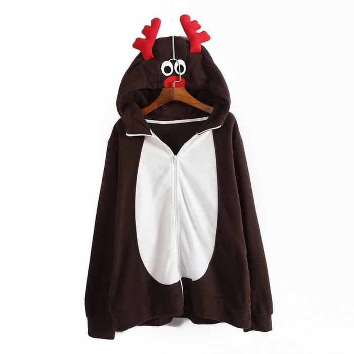 hoodie sweater tebel hangat / baju tangan panjang blus korea jaket