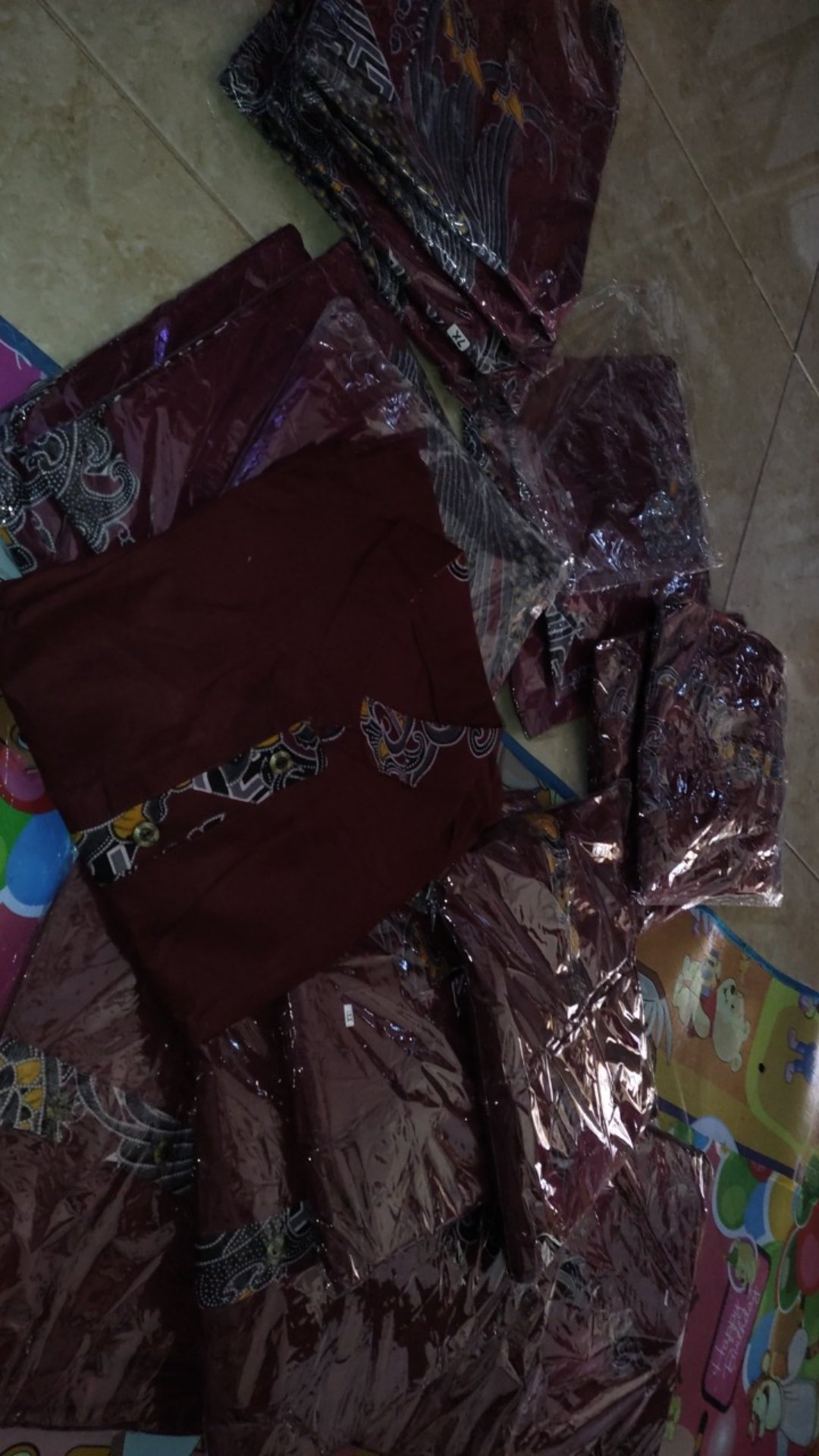 Gamis Batik Size M L Xl Xxl, Padi,sekar,cantik,kubis,kipas,daun,kupu,nadine