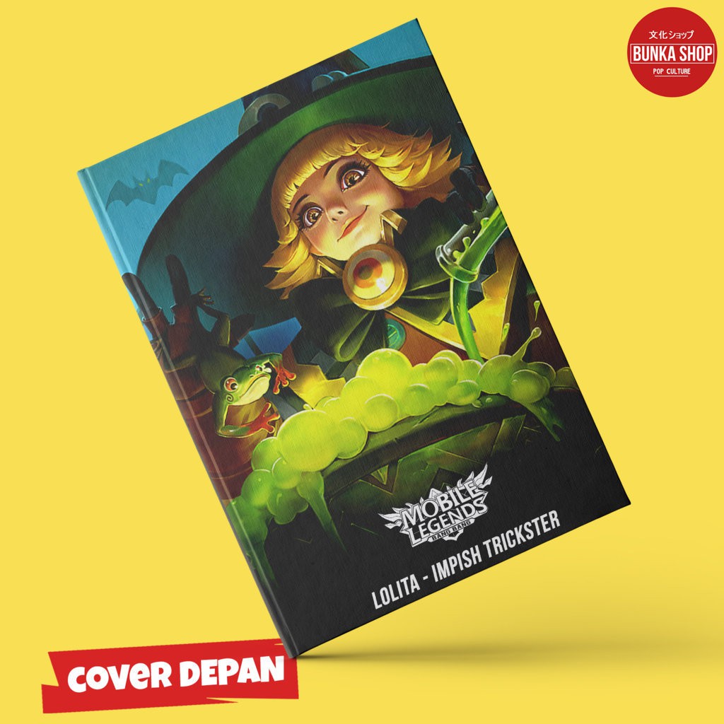 

Note Book Game Mobile Legends Lolita Impish Trickster Hardcover A5 Buku Catatan Tulis Murah