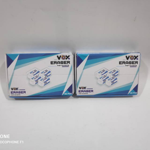 

Eraser / penghapus VOX isi 40 pcs