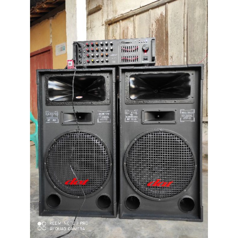 SPEAKER PASIF 15 INCI & POWER AMPLI BLUETOOTH