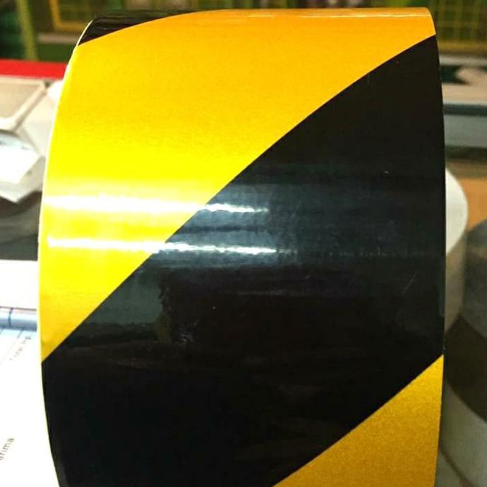 

BARANG BARU scothc lite 3" x 45m garis kuning hitam cina